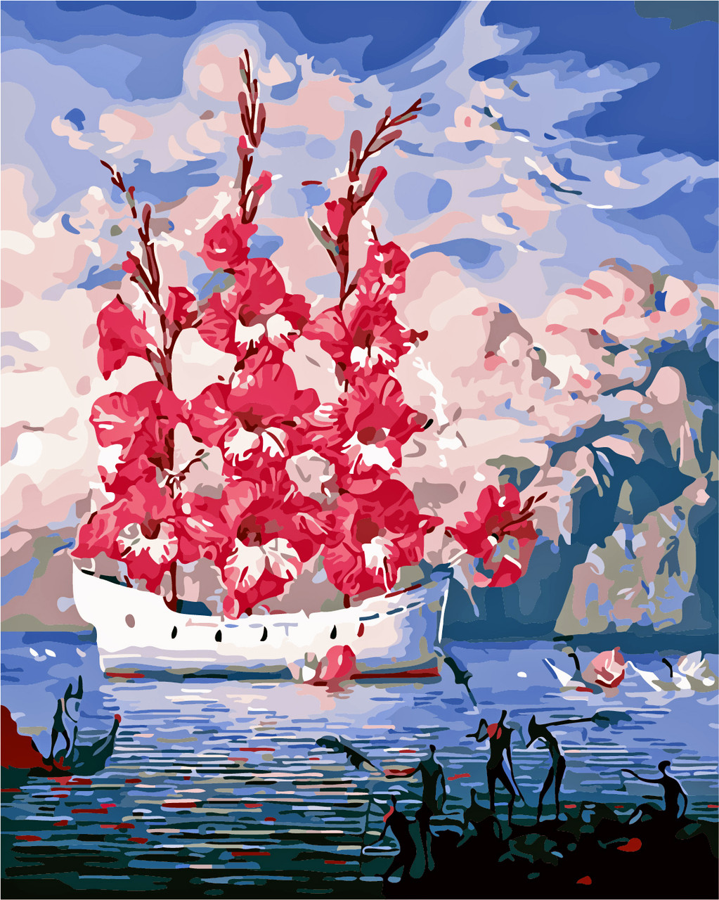 Художній творчий набір, картина за номерами Дали. Вітрила, 40x50 см, «Art Story» (AS0154)