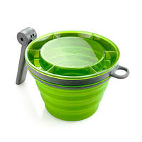 Складная кружка GSI Outdoors Collapsible Fairshare Mug (зелёная)