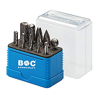 Набір твердосплавних борфрез 10 шт. - Bohrcraft 59001330011