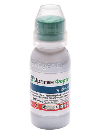 Гербіцид суцільної дії "Ураган Форте" Syngenta, 300 мл, фото 1
