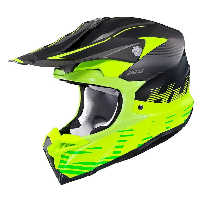 Мотошолом HJC I50 Fury (зелений)