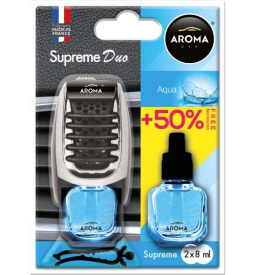 Ароматизатор на обдування Aroma Supreme Aqua DUO 8ml (з запаскою)