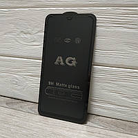 Матове захисне 5D скло ПОВНИЙ КЛЕЙ для Samsung Galaxy A50, чорне