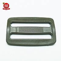 ПРЯЖКА ПЛАСТИКОВАЯ 40 ММ. ПРЯЖКА ДВУХЕЛЕВА ДЛЯ СУМОК. ХАКИ