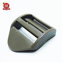 ПРЯЖКА ПЛАСТМАСОВА 30МММ ТРЕХЕЛЕВА. ПРЯЖКА РЕГУЛЮВОВАНА. ХАКИ