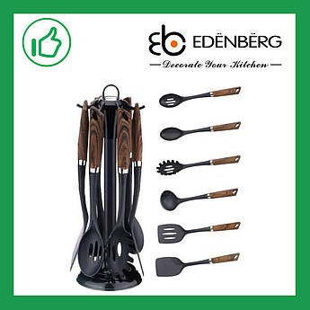 Кухонний набір з нейлону 7 предметів Edenberg Коричневий (EB-3605BR)