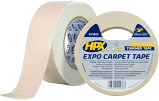 Стрічка двостороння для килимів HPX EXPO CARPET TAPE 38 мм х 25 м прозора армована EX3825