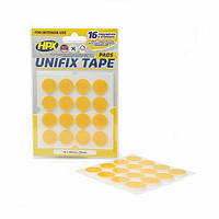 Высечка из двухсторонней ленты HPX UNIFIX TAPE 16 х 20 мм х 20 мм белая (блистер) UF2020CR