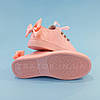 Рожеві кросівки з бантиком кеди з бантом лакові туфлі зі стрічками з супінатором на дівчинку, фото 6