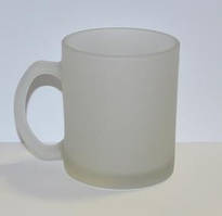 Чашка скляна матова (frozen) евроциллиндр 330 мл для нанесення деколі або тамподруку