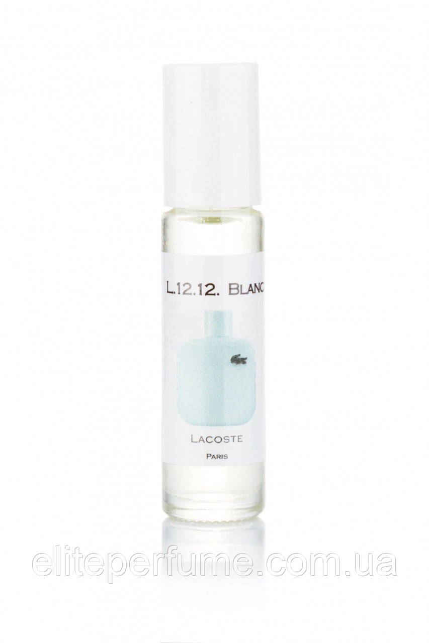Олійні парфуми Lacoste Eau De L.12.12 Blanc для чоловіків і хлопців 10 мл Франція