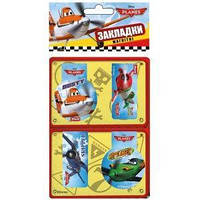 Набір магнітних закладок з лінійкою , в наборі 4 шт. "Літачки" 704513