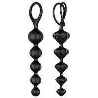 "Буси" анальні Satisfyer Beads Black