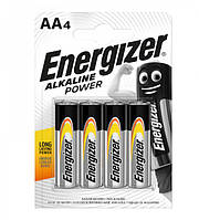Батарейка лужна Energizer Power Alkaline LR6 AA пальчикова (блістер)