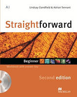 Straightforward Second Edition Beginner Workbook + CD with Key