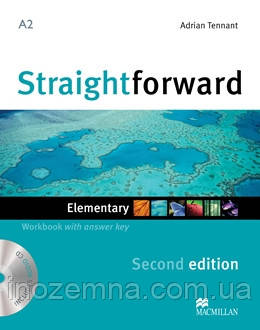 Straightforward Second Edition Elementary Workbook + CD with Key