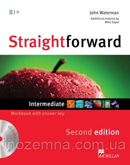 Straightforward Second Edition Intermediate Workbook + CD with Key