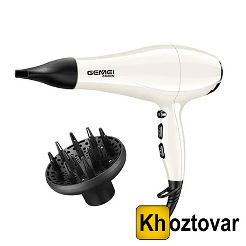 Фен для волосся Gemei GM-105 2300W, фото 1