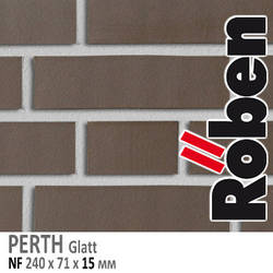 Клінкерна плитка Roben Perth Коричнева гладка