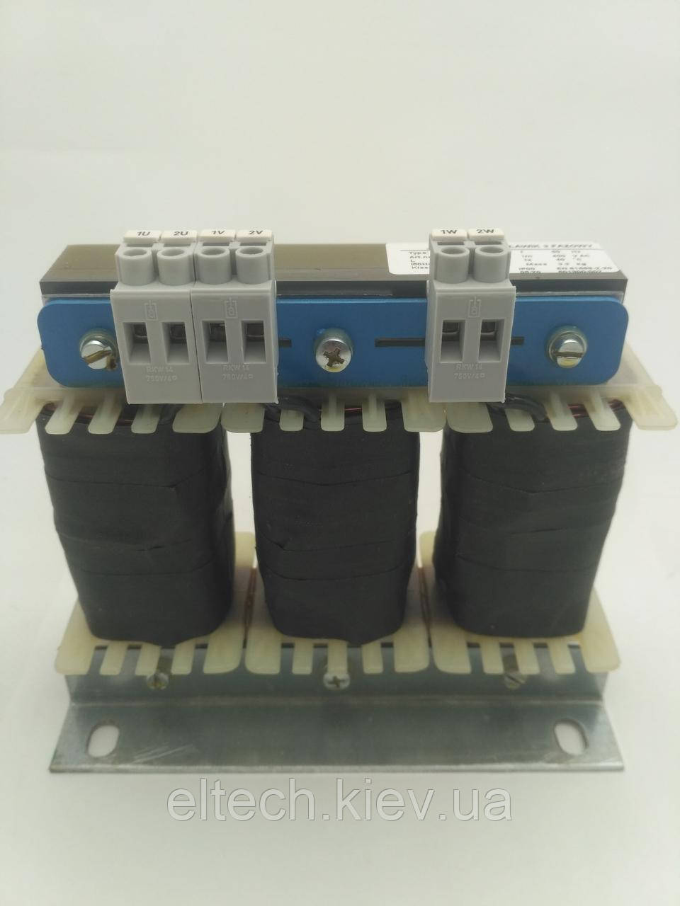 INS 3-8-400; 8А, трифазний мережевий дросель 4%, фото 1