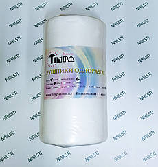 Timpa рушника одноразові в рулоні білі сітка 25*40 см. (100 шт.)