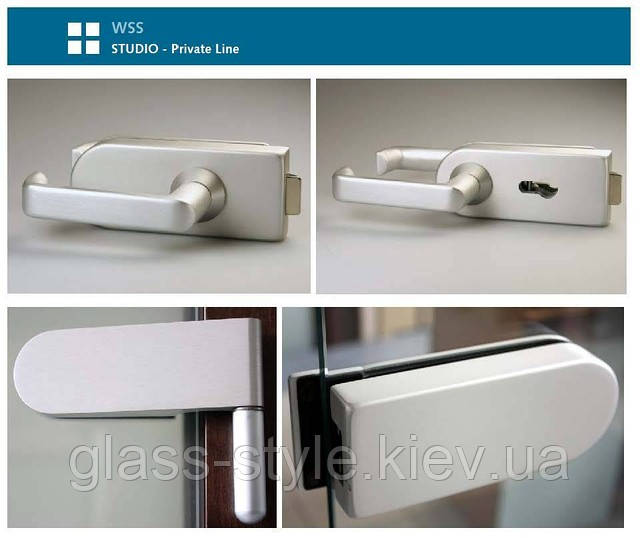 Фурнітура для скляних конструкцій дизайн Studio Privat Line