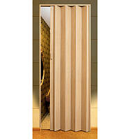 Двері гармошка Melody мускатний горіх