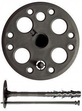 Дюбель для кріплення теплоізоляції 10 х 90, пластиковий цвях, Стандарт ціна за 100 шт.