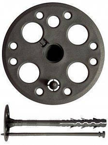 Дюбель для кріплення теплоізоляції 10 х 70 пластиковий цвях, Стандарт ціна за 100 шт.