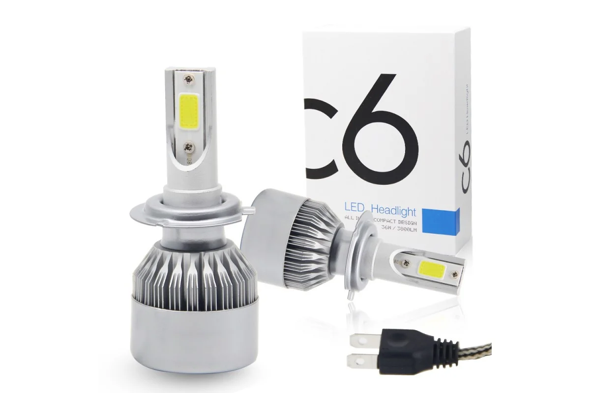 Led лампи H7 6500K 3800 lm 36W світлодіодні лампи C6