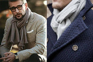 Брендові чоловічі шарфи