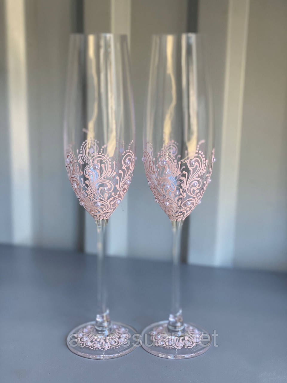 Свадебные бокалы для шампанского - фото 1 - id-p1125831303