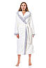 Жіночий довгий халат з капюшоном L&L 9145 HFT (Польща), фото 3