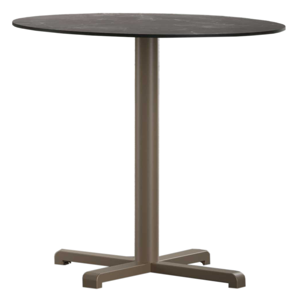 База стола Plus 48x48x73 см матовая серо-коричневая Papatya - фото 1 - id-p1125839214