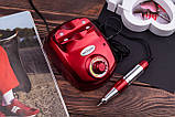 Фрезер для нігтів Nail Drill ZS-603 Red, фото 5