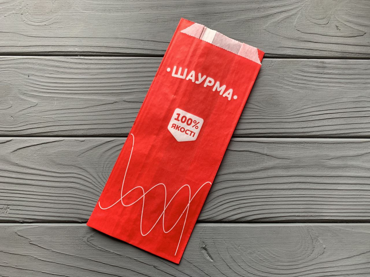 Упаковка для шаурми 230х90х50 мм 600Ф (середня щільність)