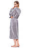 Жіночий довгий халат з капюшоном L&L 9144 KRP (Польща), фото 4