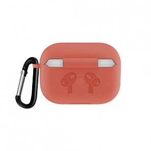 Чохол із карабіном для навушників Apple AirPods Pro Alitek Logo Rose red, фото 3