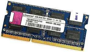 Оперативна пам'ять для ноутбука Kingston SODIMM DDR3 2Gb 1066MHz 8500S CL7 (TSB1066D3S7ELF/2G) Б/В