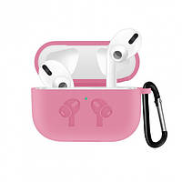 Чехол с карабином для наушников Apple AirPods Pro Alitek Logo Розовый