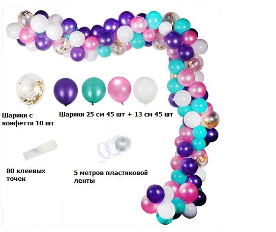 Комплект для створення арки з повітряних куль 004, фото 1