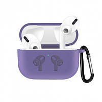 Чехол для наушников Apple AirPods Pro Alitek Logo Purple + карабин