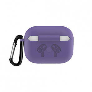 Чохол для навушників Apple AirPods Pro Alitek Logo Purple + карабін, фото 4