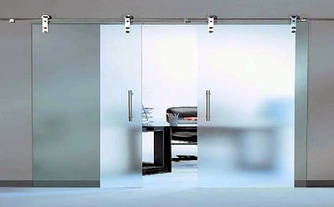 Скляні розсувні перегородки