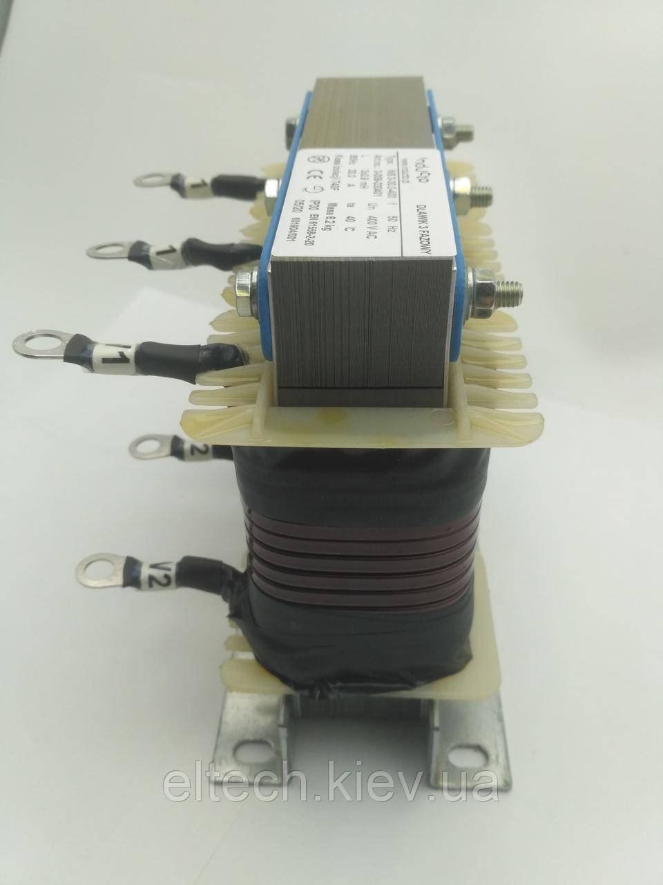 INS 3-30-400; 30А, трифазний мережевий дросель 4%