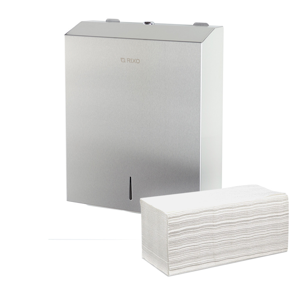 Комплект оборудования для санузлов держатель бумажных полотенец Z W и держатель туалетной бумаги в рулонах - фото 2 - id-p1125869871
