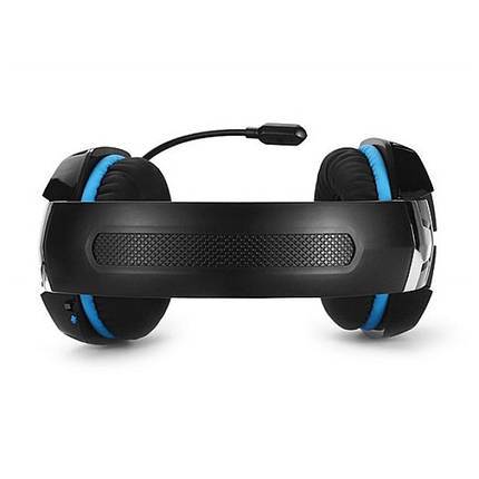 Навушники гарнітура накладні REAL-EL GDX-7500 Black/Blue, фото 3
