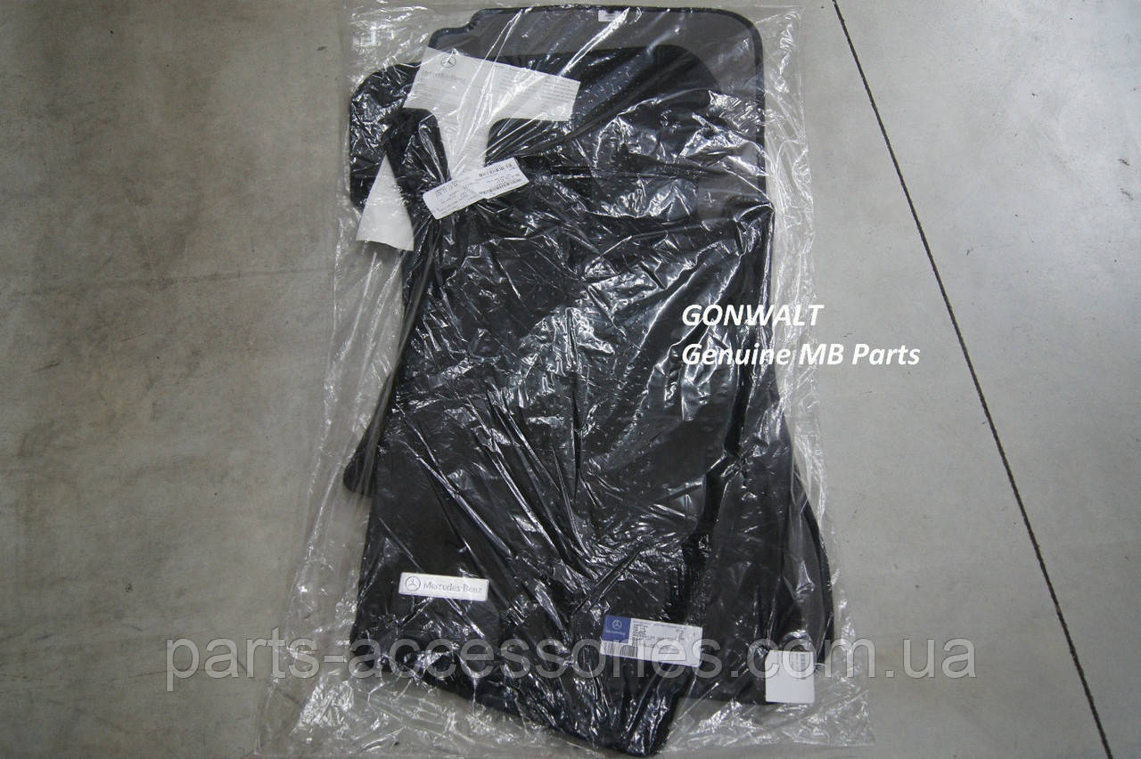 Mercedes CLK W209 W 209 2002-2009 велюрові килимки чорні Килими нові оригінал