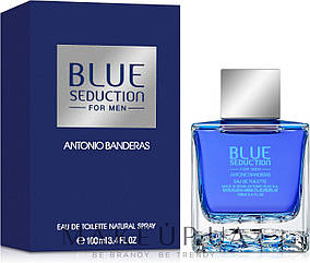 Antonio Banderas Seduction Blue for men мужская туалетная вода Скидка All 642