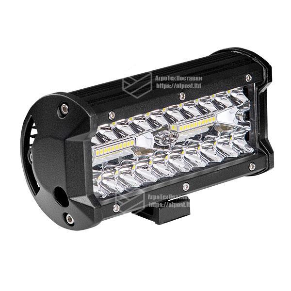 Фара LED прямокутна 120W, 40 ламп, 10/30V 6000K довжина: 165 мм, товщина: 65 мм 